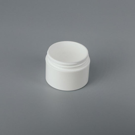 MRP Solutions 1 oz Plastic Double Wall Round Jar - Image 1