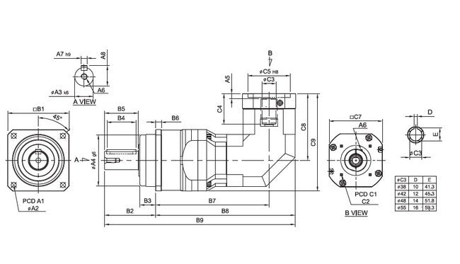 Pelonis Technologies SFL180 Planetary Reducer Gearbox - Image 2