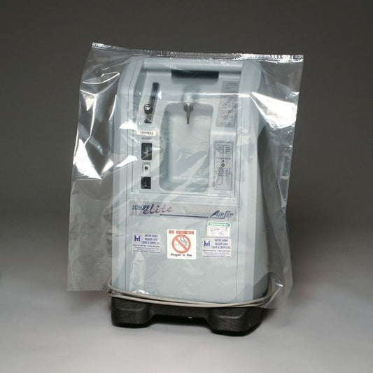 Economy Blue Tinted 1.0 Mil Plastic Bags on Roll - 16x14x54 Inch, Case of 250 - Image 1