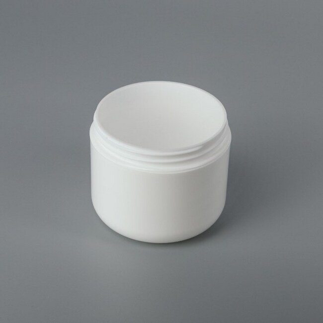 MRP Solutions 4 oz Plastic Double Wall Round Jar - Image 1