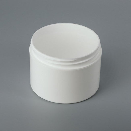 8 oz Plastic Double Wall Round Jar - Image 1