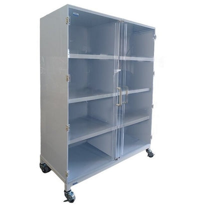 Polypropylene Storage Cabinet with Static Dissipative Doors - Image 1