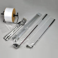 Food Grade Poly Tubing, 10" x 2150ft, 2.0 Mil Thickness
