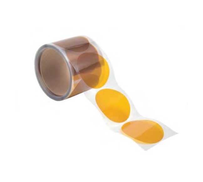 Polyimide Disc Tape, 2 Mil Thickness, 0.937 Inch Diameter - Image 1