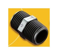 1.00" Black Polypropylene Nipple Fitting