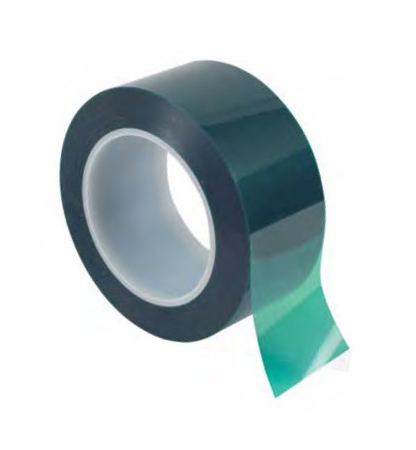 Green Polyester Tape GT215-12000, 12-Inch, 72 yd Roll - Image 1