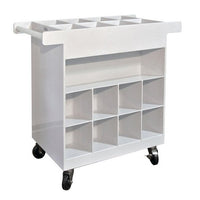 24 Gallon Polypropylene Chemical Transport Cart