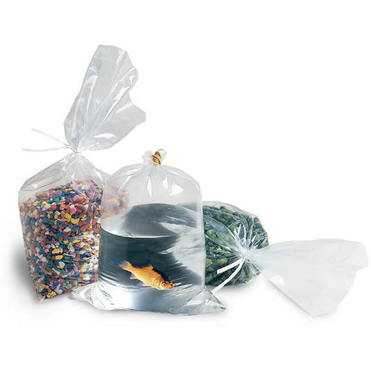 8x18 LLDPE-Flat Poly Bag, 1.0 Mil Thickness - Image 1