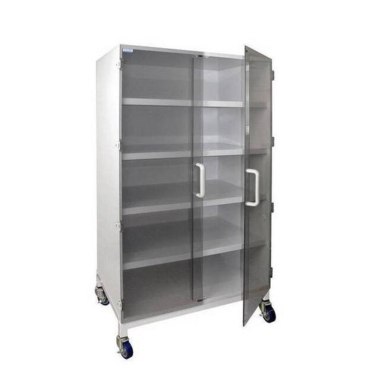 Polypropylene Storage Cabinet with Static Dissipative Doors - Image 1