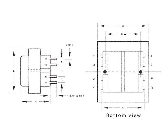 Class 2/3 Power Transformers for PC Board Applications - Image 2
