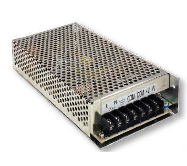 100W Enclosed Switching Power Supply with PFC - AWSP100 Series - Image 1