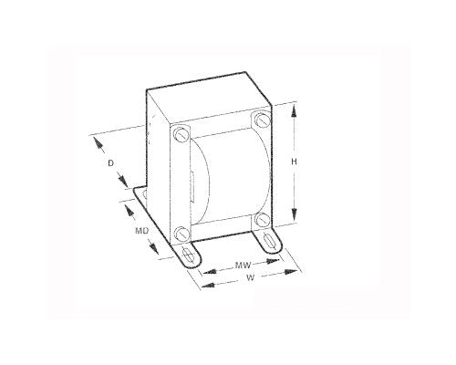 Chassis Mount Power Control Transformers - Voltage 115V/230V - Image 2
