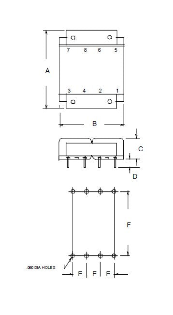 FP24-250 PC Mount Power Transformer - Image 2