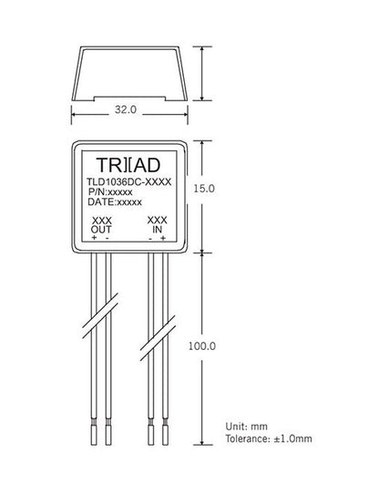TLM40 Series 26W Constant Current DC/DC Power Supply - Image 2