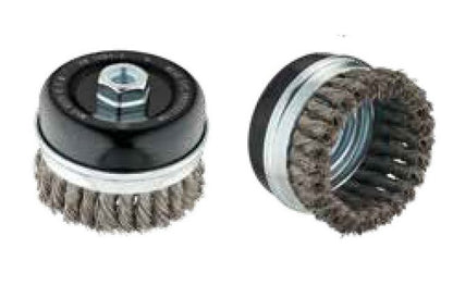 Tanis 4-in Stainless Steel Twisted Knot Cup Brush - Image 1