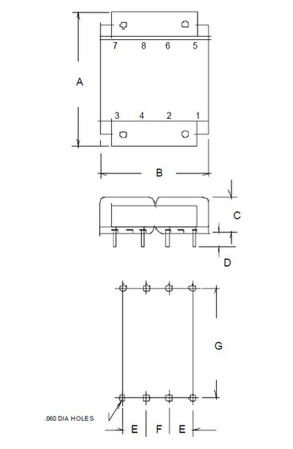 PC Mount Flat Pack Power Transformers - FP40-600 Series - Image 2