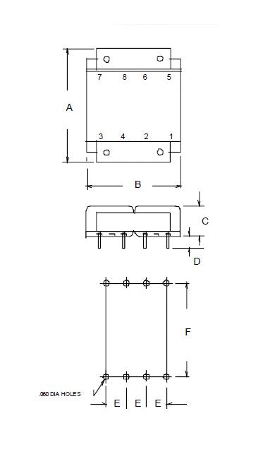 Flat Pack Power Transformers - PC Mount - Image 2