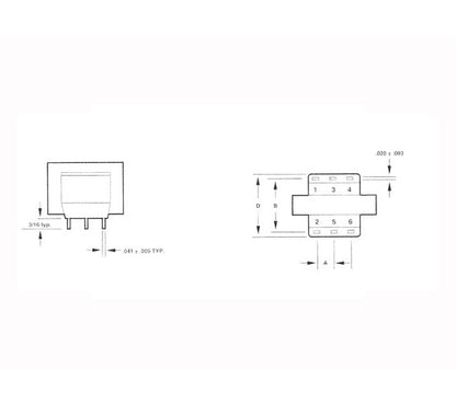 Dual Secondary PC Mount Power Transformer - Image 2