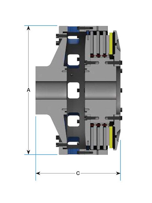 137 Series 10in Plumber Style Rubber Test Plug with By-Pass - Image 4
