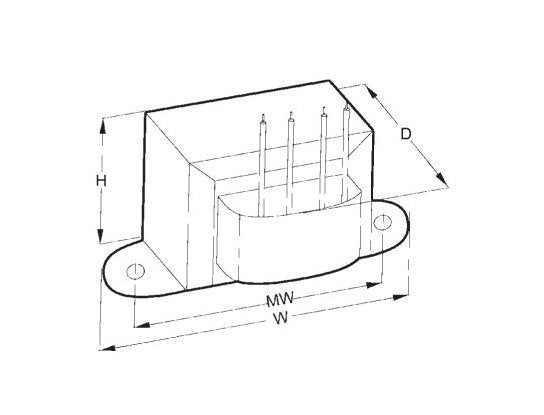 Triad Chassis Mount Power Transformer - Image 2