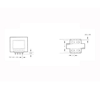 PC Mount Power Transformer with Triple Output Secondaries - Image 2