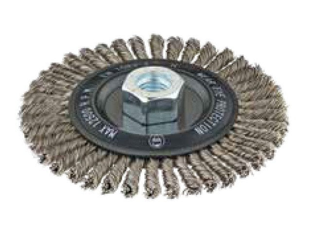 Tanis® 6-Inch Stainless Steel Stringer Bead Twisted Knot Brush - Image 1