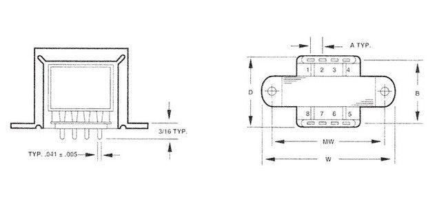 High-Efficiency Dual Primary & Secondary PC Mount Power Transformers - Image 2