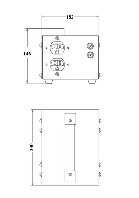 Medical Grade Isolation Power Transformer - 7.17 in Length - Image 2