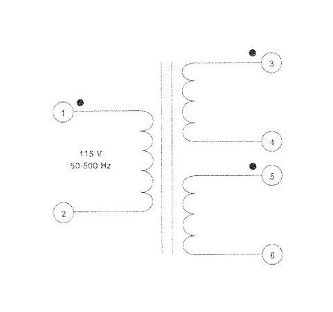 PC Mount Power Transformer - Single Primary Dual Secondaries - Image 3