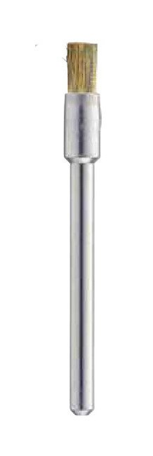 Tanis 3/16 Inch Brass Miniature Power Brush with 1/4 Inch Trim Length - Image 1
