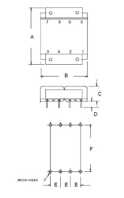 Flat Pack Power Transformers - FP20-600, 12.0 VÂ·A - Image 2