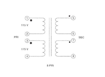 PC Mount Split Packâ¢ Power Transformers - Dual Secondary Configuration - Image 3