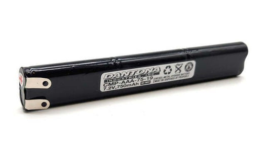 7.2V 750mAh NiCD/NiMH Battery Pack with Solder Tabs - 6 AAA Cells - Image 1