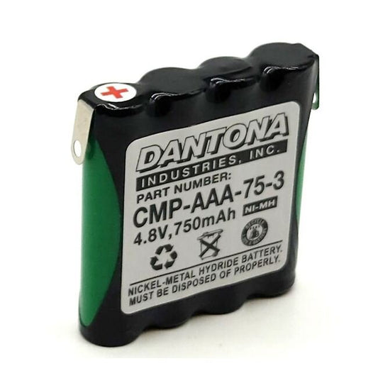 Premium 4.8V 750mAh NICD/NIMH Battery Pack with Solder Tabs - Image 1