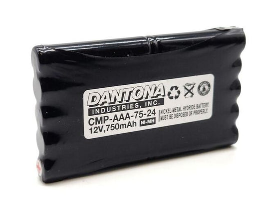 12V 750mAh NICD/NIMH Battery Pack with Solder Tabs - Image 1