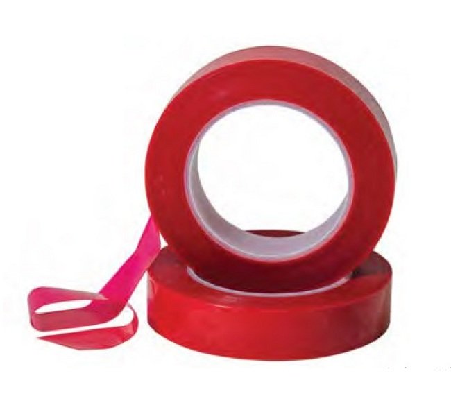 Red Polyester Plating Tape for Circuit Board Tin/Lead Stripping & Gold Plating - Image 1