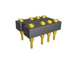 JCC G6K2PY Series Solder Dip Relay Socket - 5.08mm Spacing, 8 Pin - Image 1