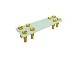 JCC SU Series Solder Dip Relay Socket, 2.54mm Spacing, 8-Pin - Image 1