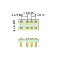 JCC G6J2PY Series SMT Relay Sockets with 8 Pins & 3.2mm Spacing