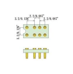 JCC G6J2PY Series SMT Relay Sockets with 8 Pins & 3.2mm Spacing - Image 1