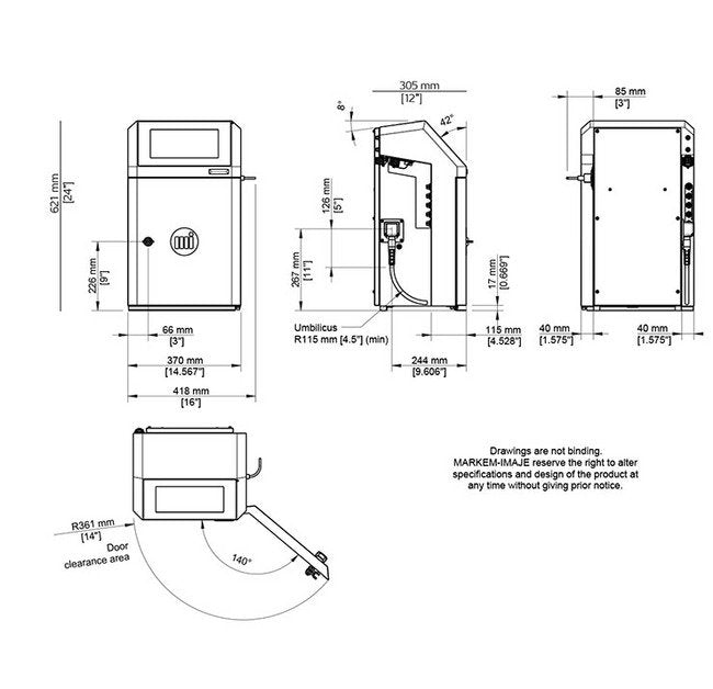 3/4" CPVC Duplex Basket Strainer with FPM O-rings, Flanged End Connections - Image 2