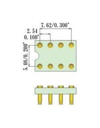 JCC G6K2P Series SMT Relay Socket for PCB Connectors