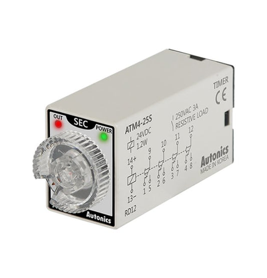 Autonics USA 24V DC Miniature Analog Timer - Image 1
