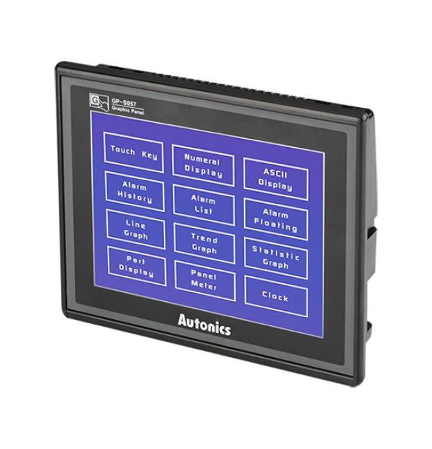 Autonics USA 5.7'' HMI Display Panel (12-24V DC, 119x91mm) - Image 1