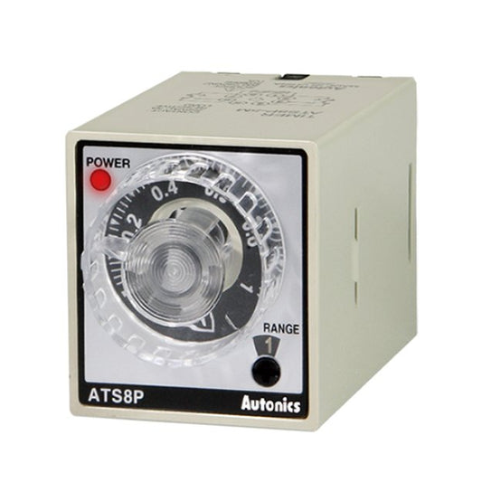 Autonics USA 110-220V AC Small Analog Timer - 8 Pin Plug Type - Image 1
