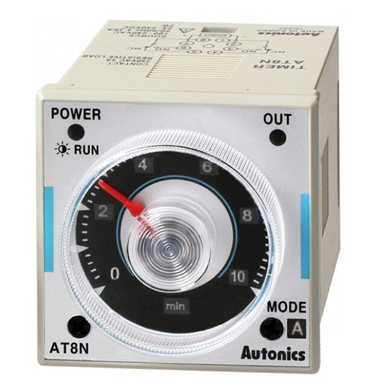 Autonics USA Analog Timer - 100-240V AC, -10 to 50°C Ambient Temp - Image 1