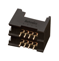4-Pin 2-Line Board Mount Socket Connector