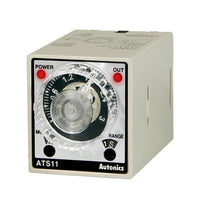 Autonics Small Analog Timer - Multi-Mode, 100-240V AC, -10 to 55°C Environment, 11-Pin Plug