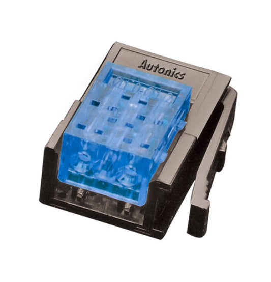 Blue 3-Pin Wire Mount Plug Connector - Image 1