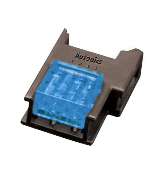 Blue 4-Pin Wire Mount Socket Connector - Image 1
